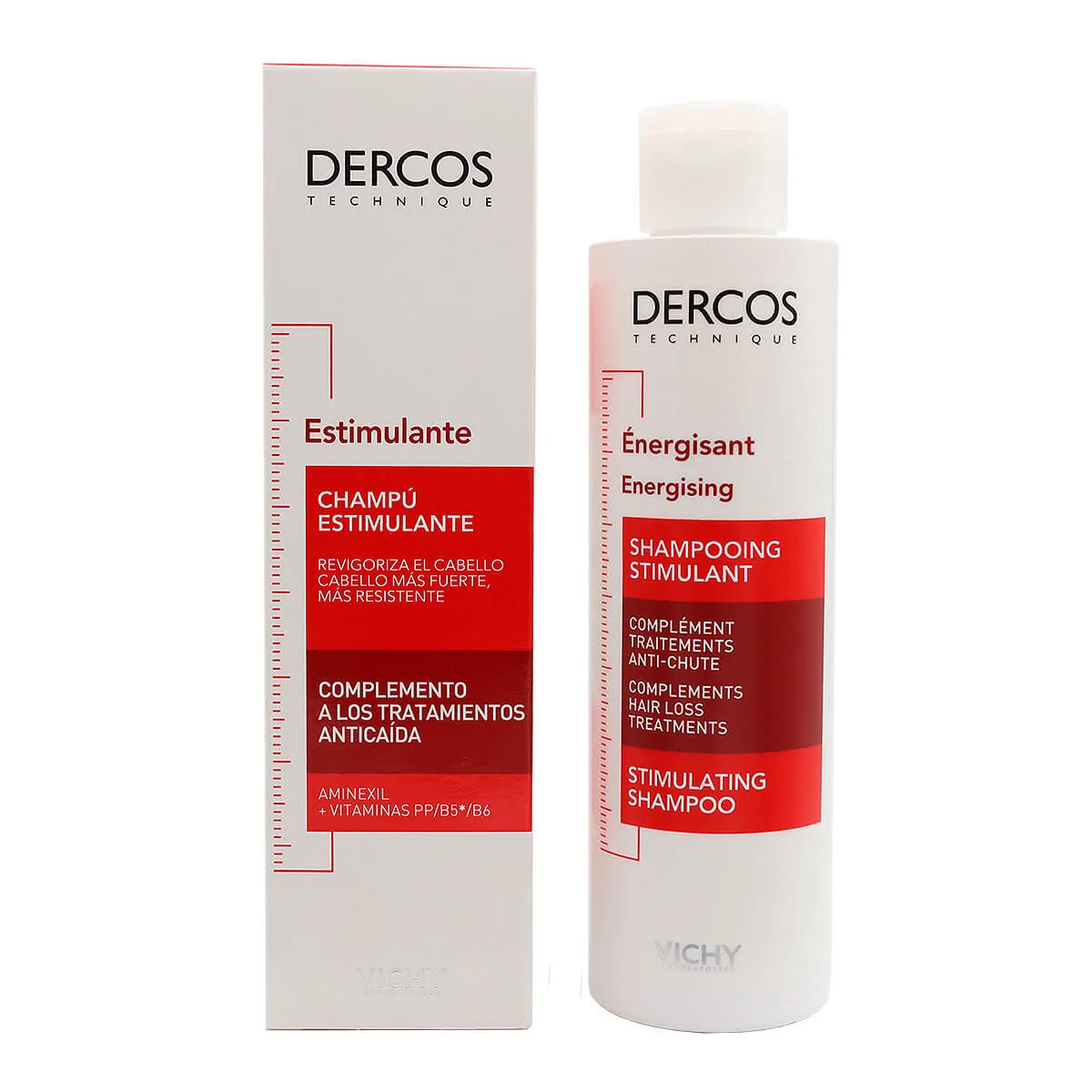 Vichy Dercos Shampoo Energy+ Shampoo Estimulante 200ml | CiudadDerma