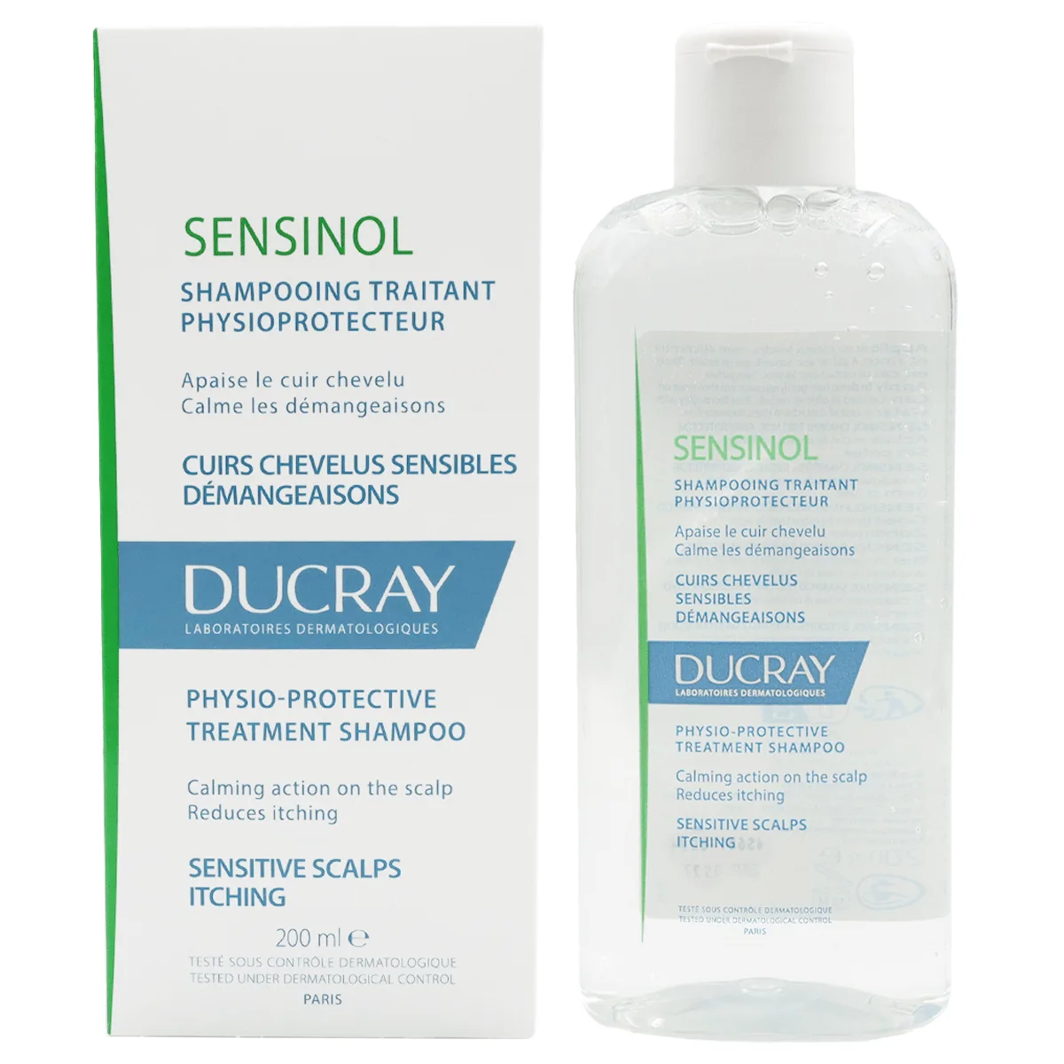 Ducray Sensinol Shampoo Fisioprotector 200ml - Imagen 2