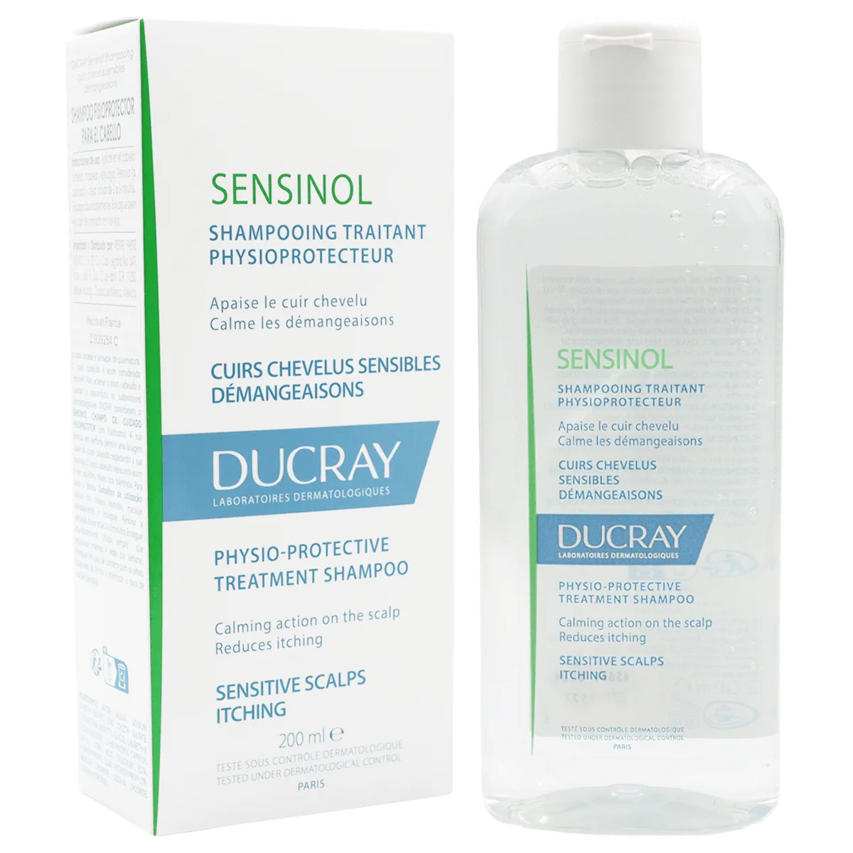 Ducray Sensinol Shampoo Fisioprotector 200ml | CiudadDerma