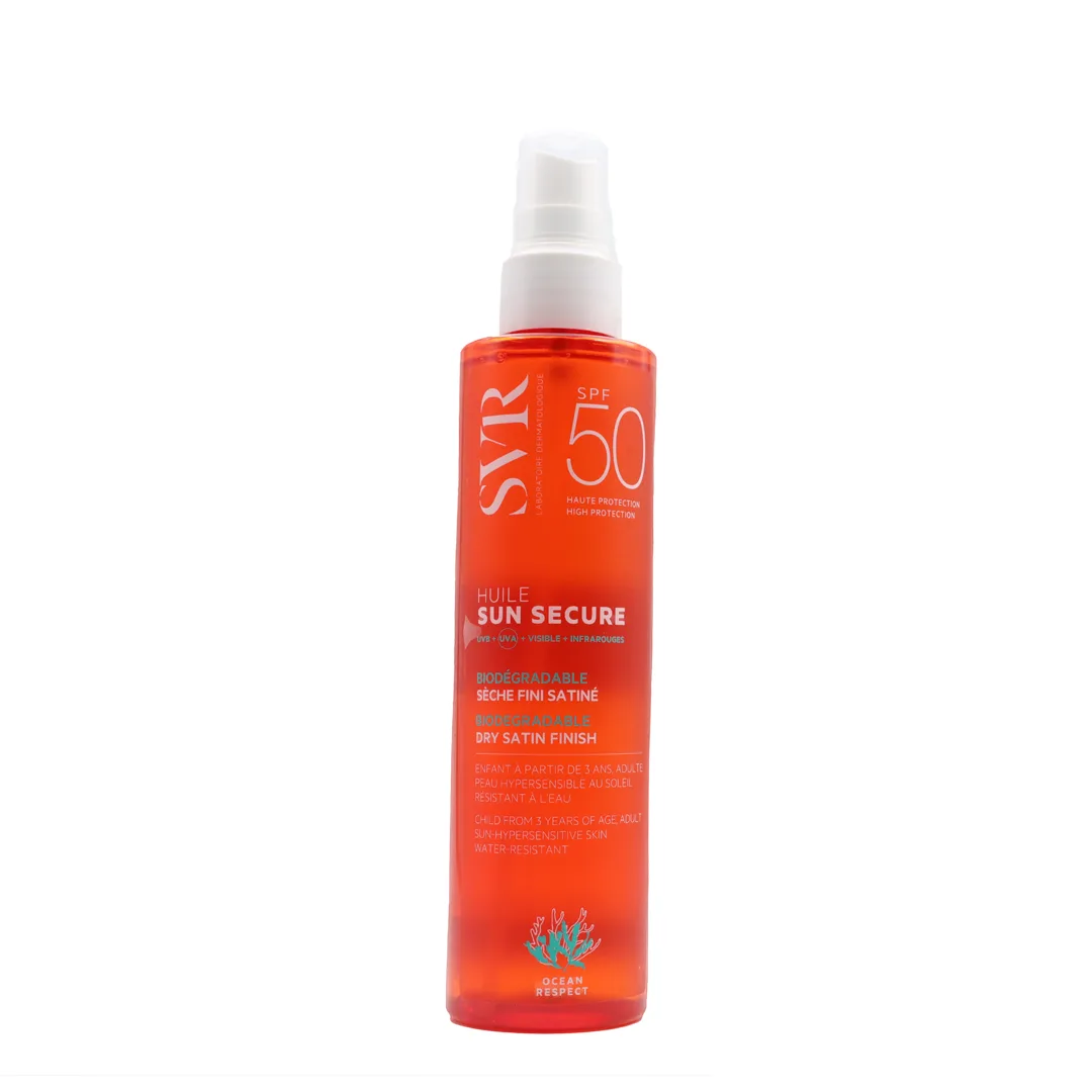 SVR Sun Secure Huile SPF50+ 200ml | CiudadDerma