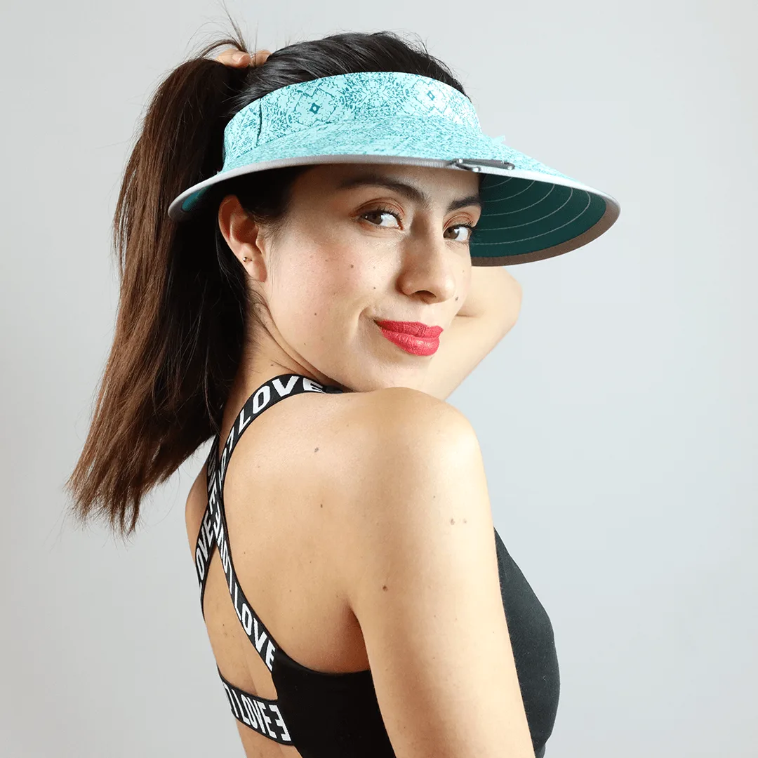 Sunday Afternoons Gorra Sport Visor Teal K UPF50+ - Imagen 2