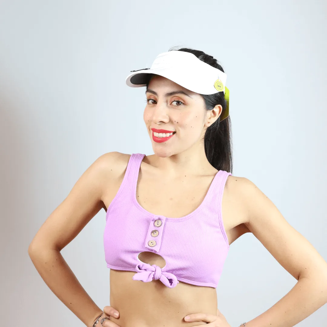 Sunday Afternoons Gorra Aero Visor White UPF50+ - Imagen 2