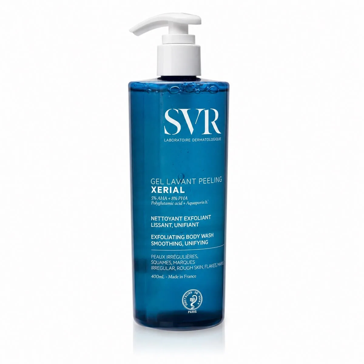 SVR Xerial Gel Lavant Peeling 400ml - Imagen 2